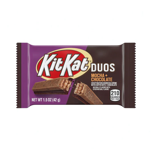 Kitkat Duos Mocha + Chocolate 42g (USA) - BB Sept 23