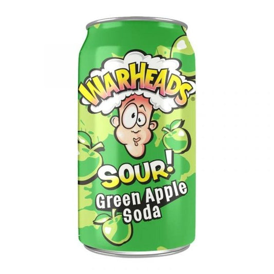 Warheads Sour Green Apple Soda 330ml (USA)