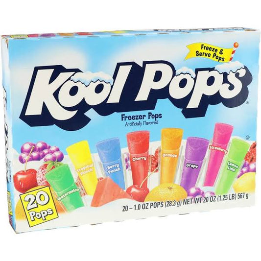 Kool Pops Freezer Pops 20x28g (USA)