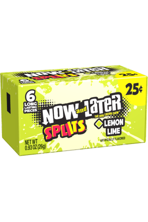 Now & Later Splits Lemon Lime 26g (USA)