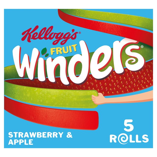 Kellogg's Fruit Winders Strawberry & Apple (5x17g) - BB Dec 23