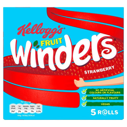 Kellogg's Fruit Winders Strawberry (5x17g) - BB Jan 24