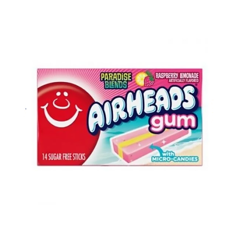 Airheads Gum Raspberry Lemonade 33g (USA) - BB 09/2023