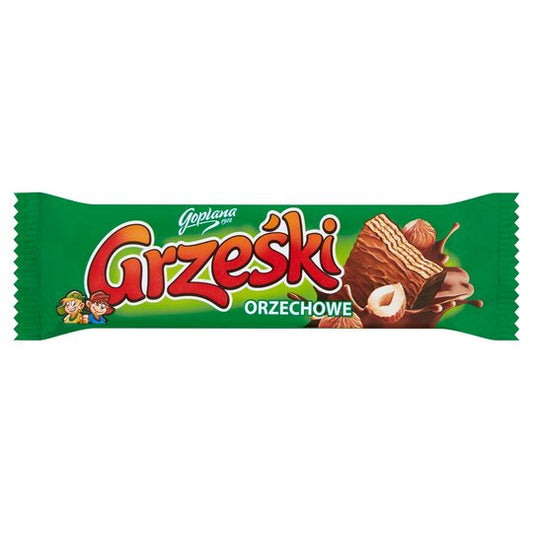 Goplana Grzeski Chocolate Wafer Hazelnut Cream 36g (POL) - BB Jan 24