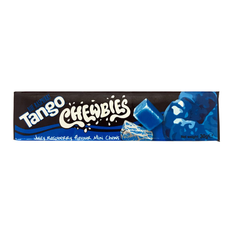 Tango Blue Raspberry Chewbies 30g - BB Dec 23 – SnackCandyPop