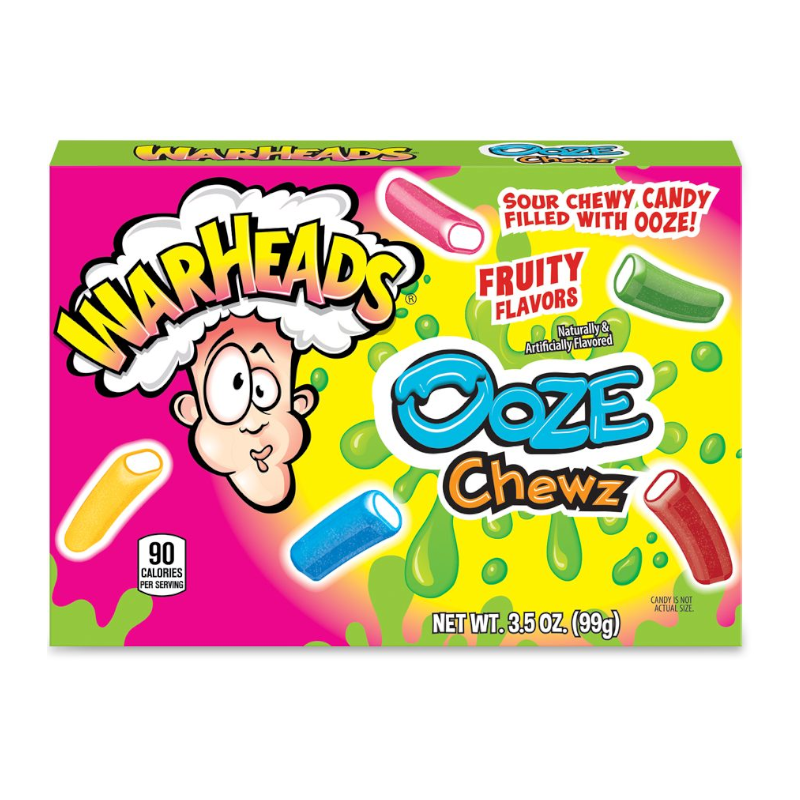 Warheads Sour Ooze Chewz Theatre Box 99g (USA)